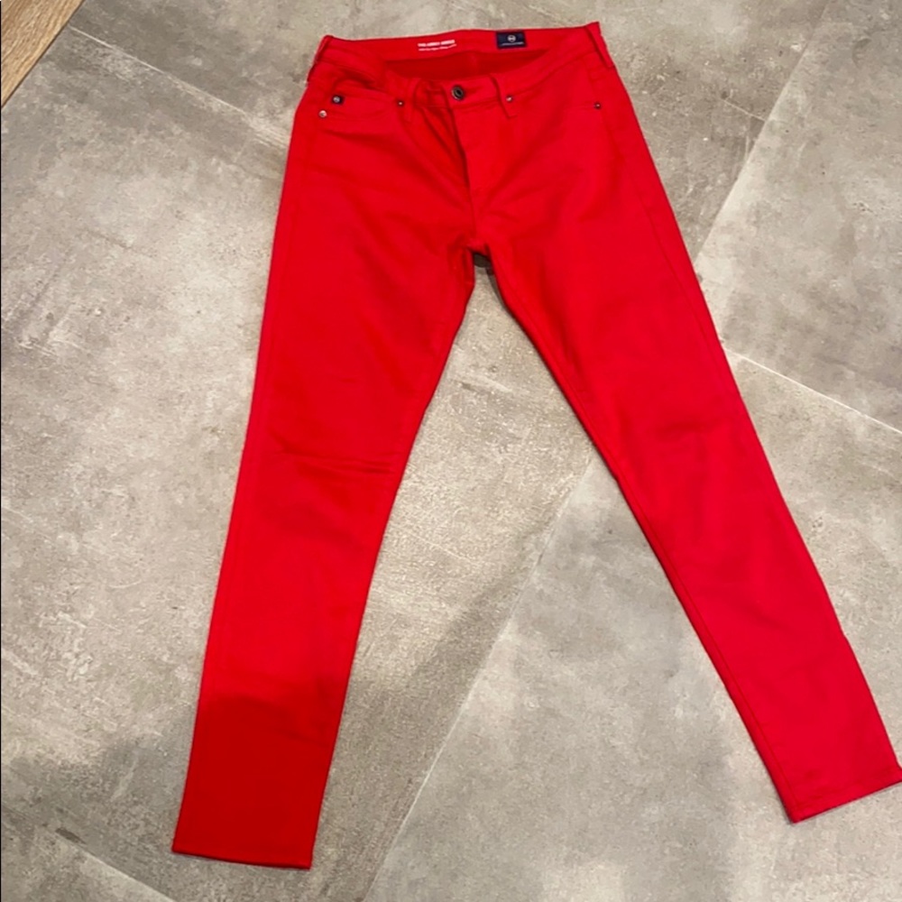 AG the abbey ankle mid rise super skinny ankle